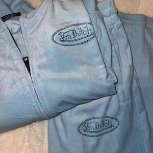 Von Dutch Sky Blue tracksuit set